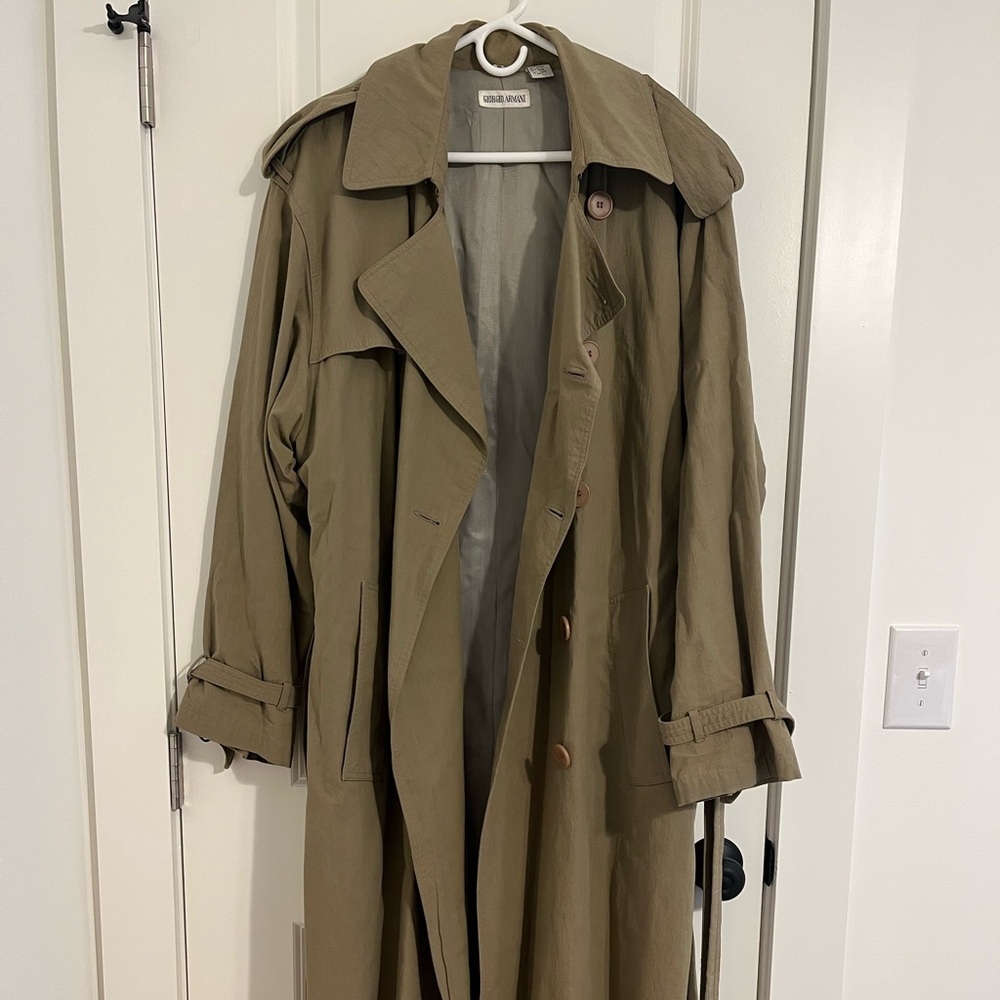 Giorgio Armani Vintage Trench Coat